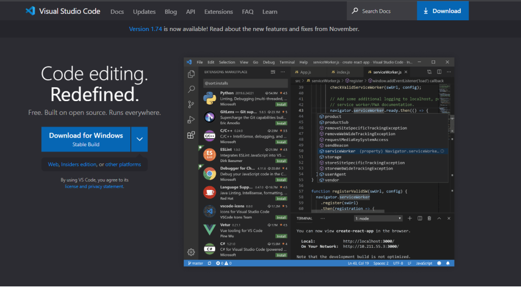 Microsoft Visual Studio Code 